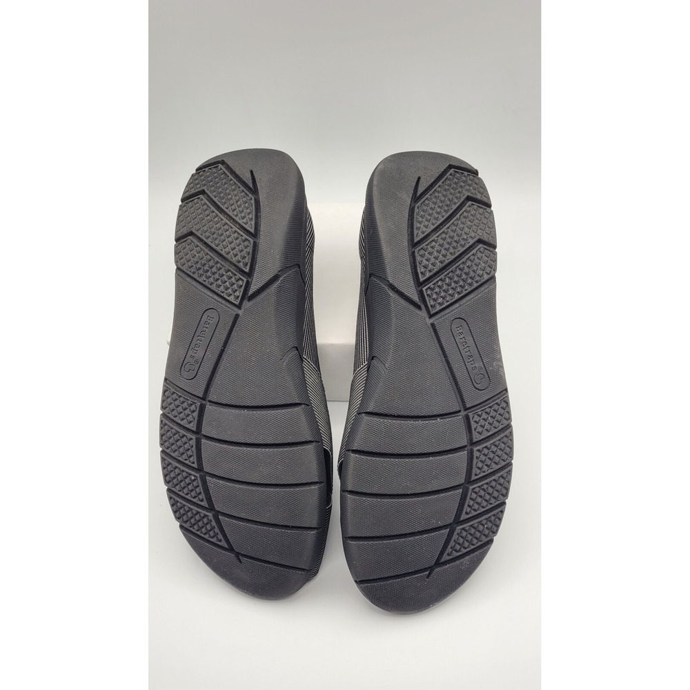 BareTraps Kami Women's Slip On Sandals Size 7.5 Gray Black Elastic Comfort Flats - Picture 7 of 11